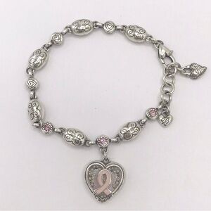 Brighton Power of Pink Breast Cancer Survivor Legacy Charm Bracelet